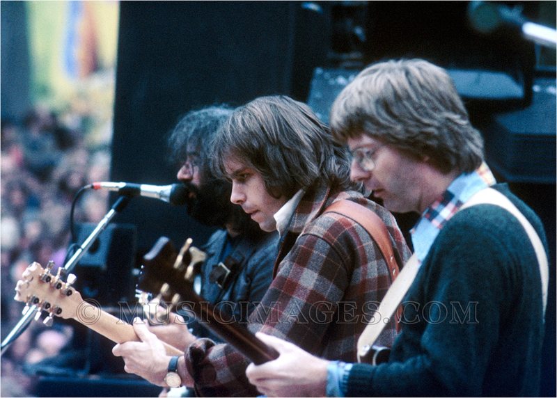 C69-1.jpg :: Jerry, Bob & Phil during a free concert in Golden Gate Park, San Francisco, Ca. 9/28/75