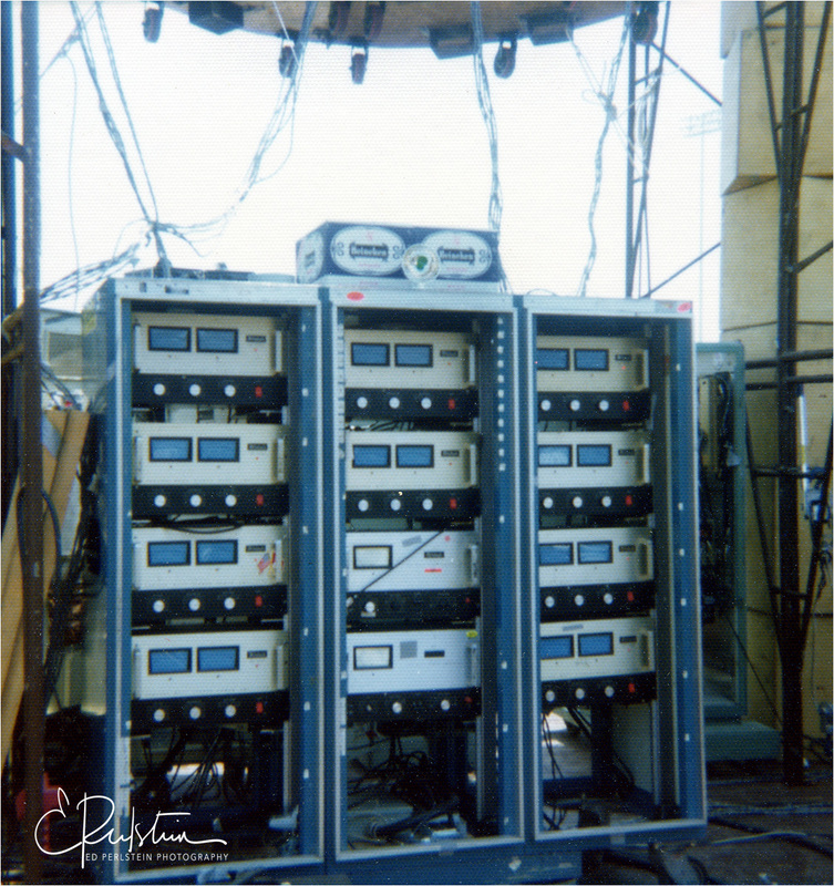 CN700A-5.jpg :: The amp stack for the Grateful Dead's Wall of Sound at Santa Barbara Stadium on May 25, 1974
