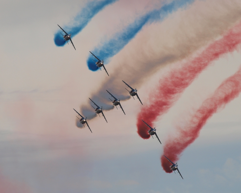 DASSAULT ALPHA JET PATROUILLE DE FRANCE P1015677.jpg :: OLYMPUS DIGITAL CAMERA