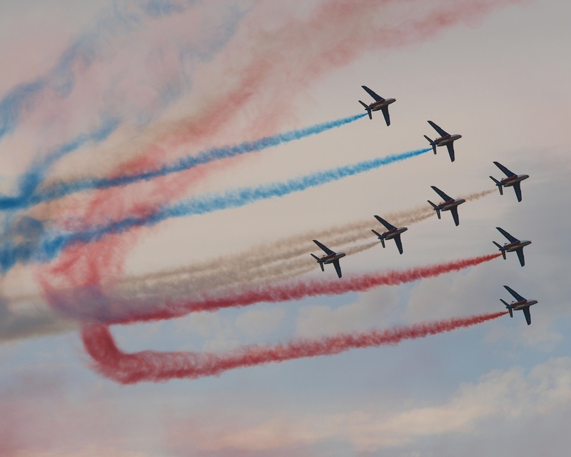DASSAULT ALPHA JET PATROUILLE DE FRANCE P1015679(1).jpg :: OLYMPUS DIGITAL CAMERA
