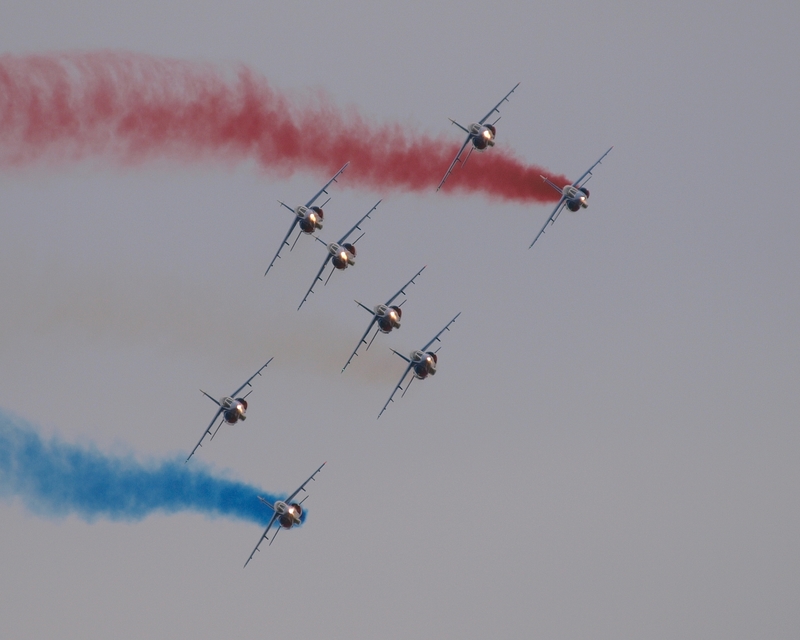 DASSAULT ALPHA JET PATROUILLE DE FRANCE P1015680(1).jpg :: OLYMPUS DIGITAL CAMERA