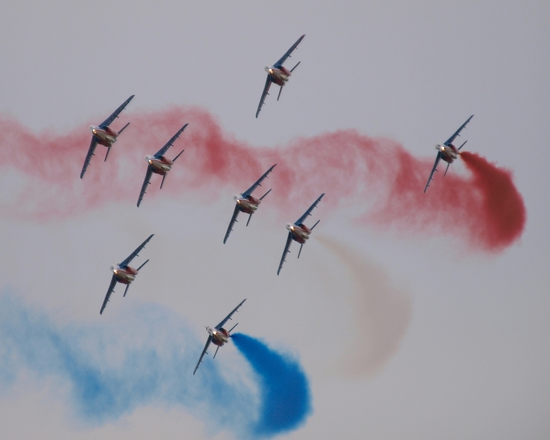 DASSAULT ALPHA JET PATROUILLE DE FRANCE P1015681(1).jpg :: OLYMPUS DIGITAL CAMERA