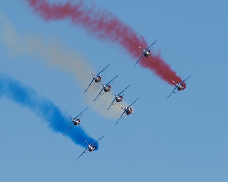 DASSAULT ALPHA JET PATROUILLE DE FRANCE P1017407(1).jpg :: OLYMPUS DIGITAL CAMERA
