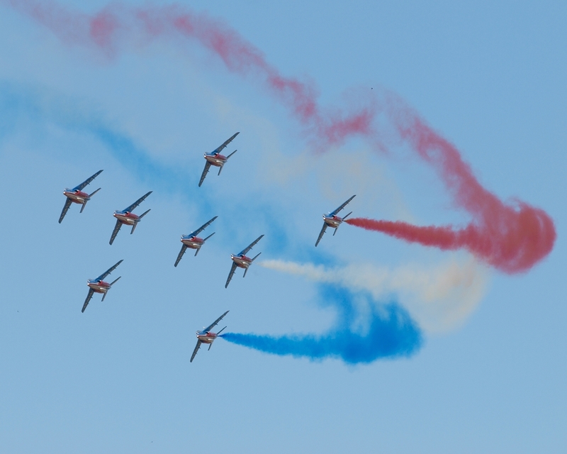 DASSAULT ALPHA JET PATROUILLE DE FRANCE P1017409(1).jpg :: OLYMPUS DIGITAL CAMERA