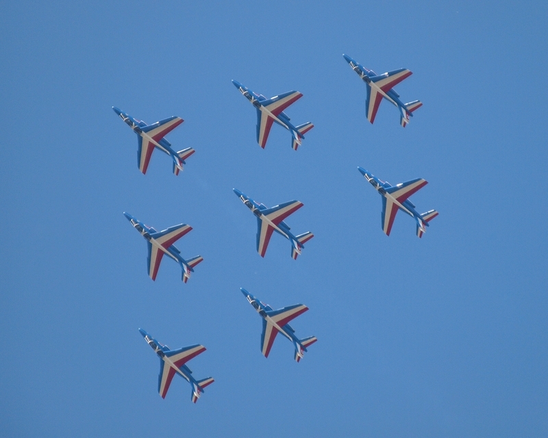 DASSAULT ALPHA JET PATROUILLE DE FRANCE P1017413(1).jpg :: OLYMPUS DIGITAL CAMERA