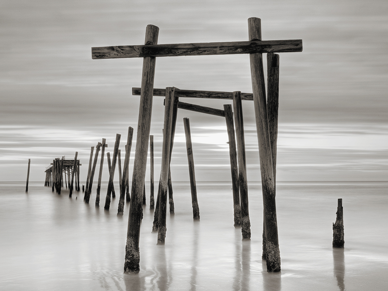 Pi Again 1_25.jpg :: Archival pigment print of an original photograph made in Ocean City, NJ in 2009.  Printed on A3 hand-made Japanese paper (Bizan by Awagami Mills), signed and numbered 1/25, image size 10\