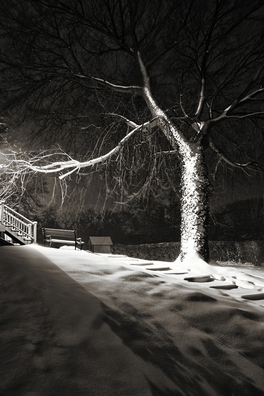Twelve Steps 1_25.jpg :: Archival pigment print of an original photograph made in Cape May, NJ in 2010.  Printed on A3 hand-made Japanese paper (Bizan by Awagami Mills), signed and numbered 1/25, image size 10.5\