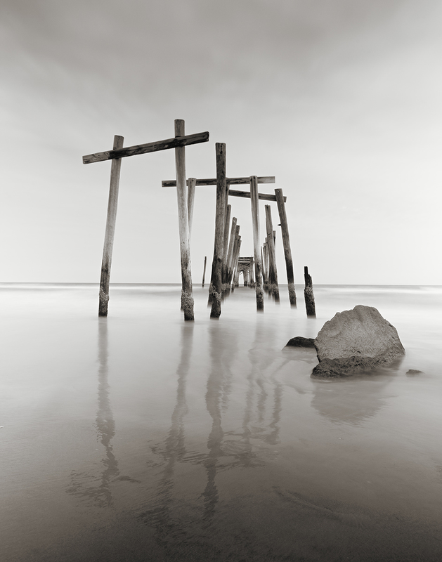 Xenharmonic 23_25.jpg :: Archival pigment print of an original photograph made in Ocean City, NJ in 2010.  Printed on A3 hand-made Japanese paper (Bizan by Awagami Mills), signed and numbered 23/25, image size 10\