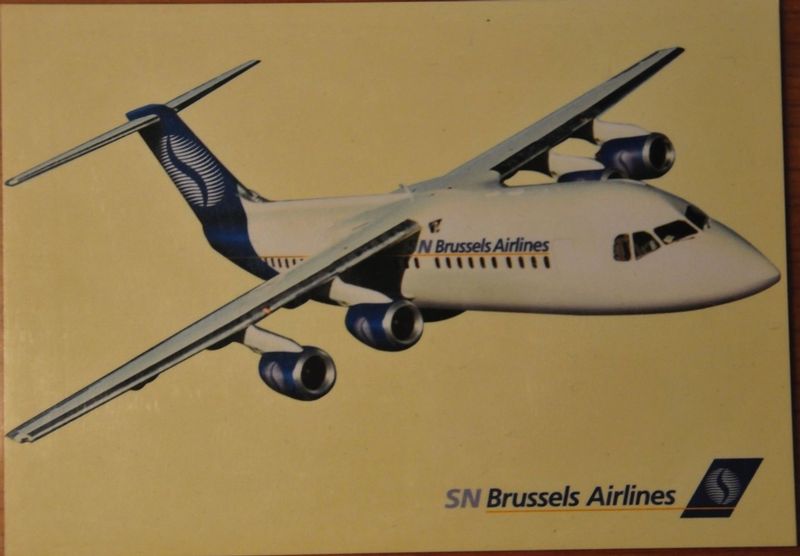 SN Brussels BAE146 AI 3.jpg :: SN Brussels, Belgium. Image from eBay.