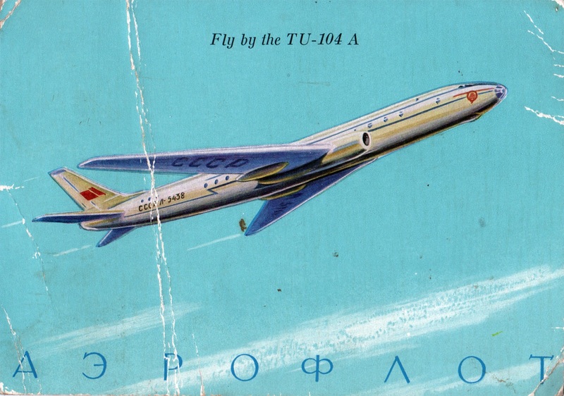 Aeroflot TU-104 AI 1.jpg :: Aeroflot, Russia. Image courtesy of David Browne.