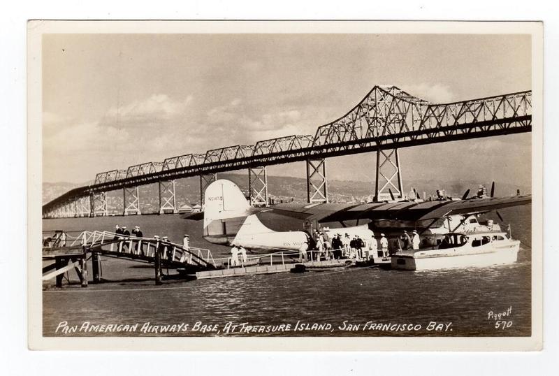 Pan American M130 NAI 1.jpg :: Pan American World Airways, USA. Martin M-130 at Treasure Key. Published by Piggot 570. Image courtesy of Tadd Kotick.