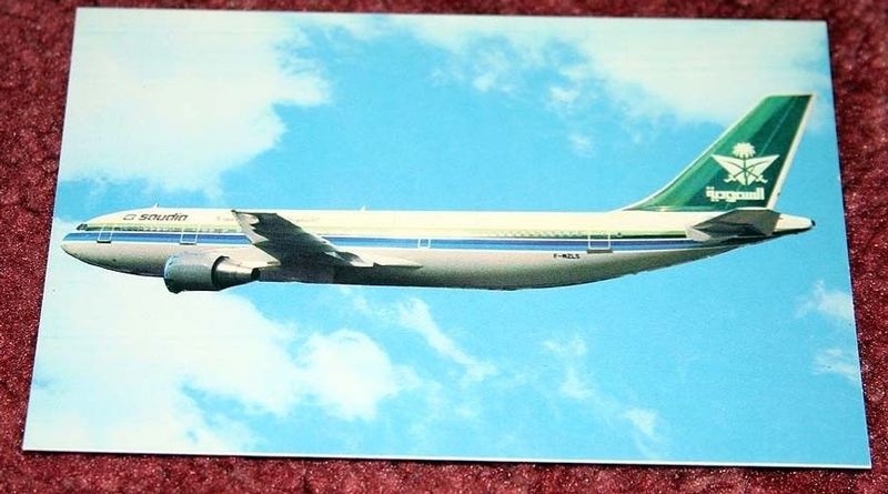 Saudia A300 AI 4.jpg :: Saudi Arabian Airlines, Saudi Arabia. Image from eBay.