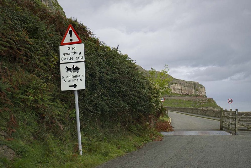 GB2023 011 CautionWelsch.jpg :: Carriage Road Sign