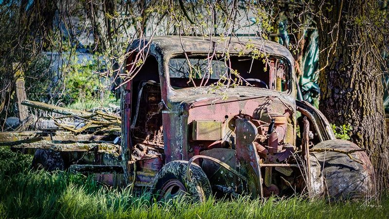 The Forgotten Flatbed (Faux Oil).jpg