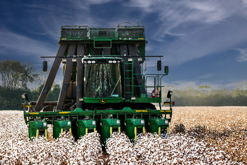 South Carolina Agriculture-John Deere Six Row Cotton Picker.jpg
