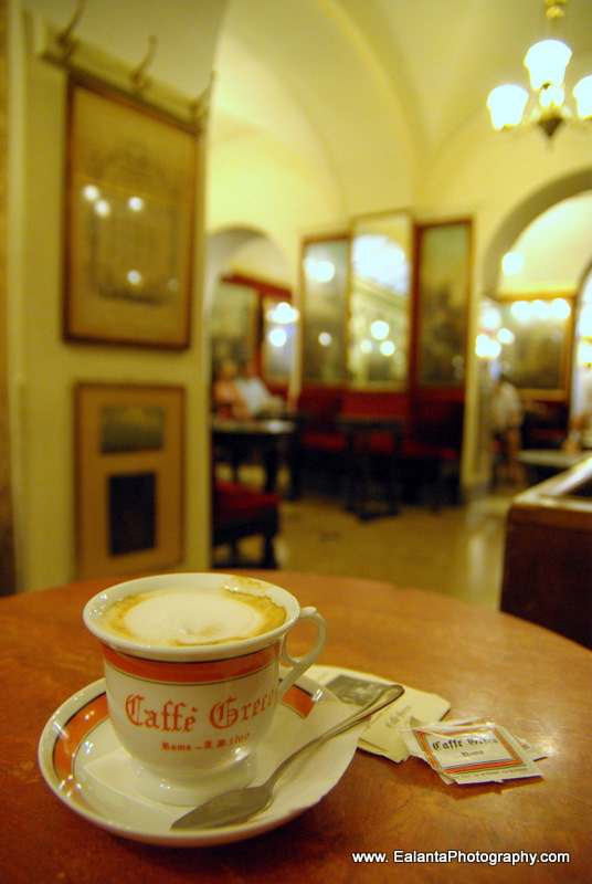 Cafe Greco Rome 8x10 metal.jpg