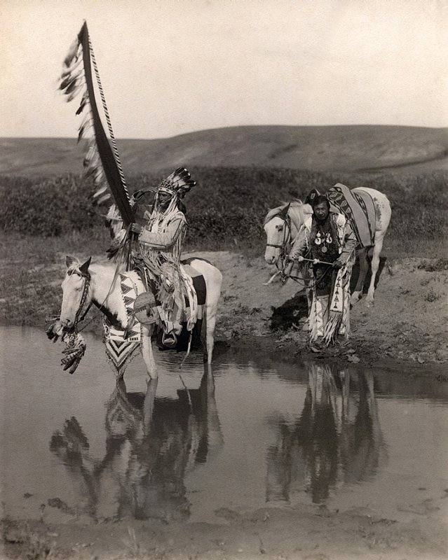 MISCELLANEOUS 9-20 Two Indians at river  c. 1929.jpg
