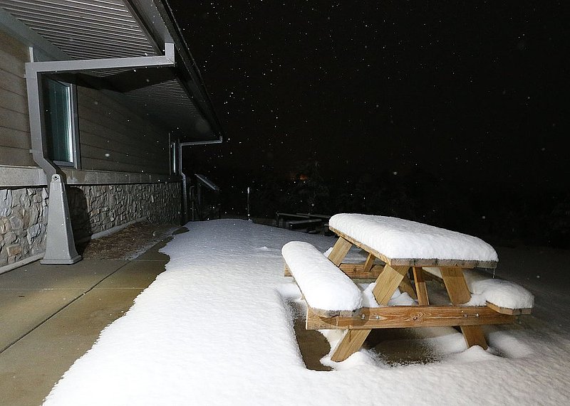 Canyon Center Snow   11.jpg :: for the second day in a row north Alabama Wednesday Feb. 12,  2014 in Fort Payne Ala.  (AP Photo/Hal Yeager)