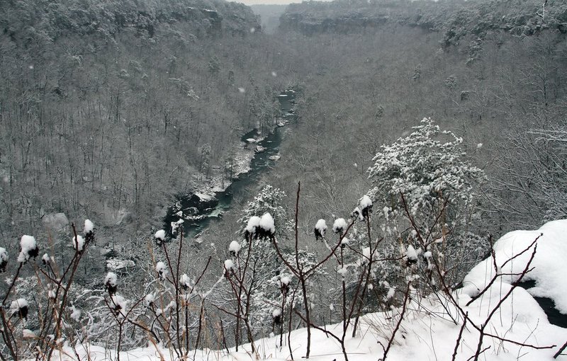 WINTER WEATHER ALHY101    1007     .jpg :: as snow fell on north Alabama Tuesday Feb. 11,  2014 in Fort Payne Ala.  ( Photo/Hal Yeager)