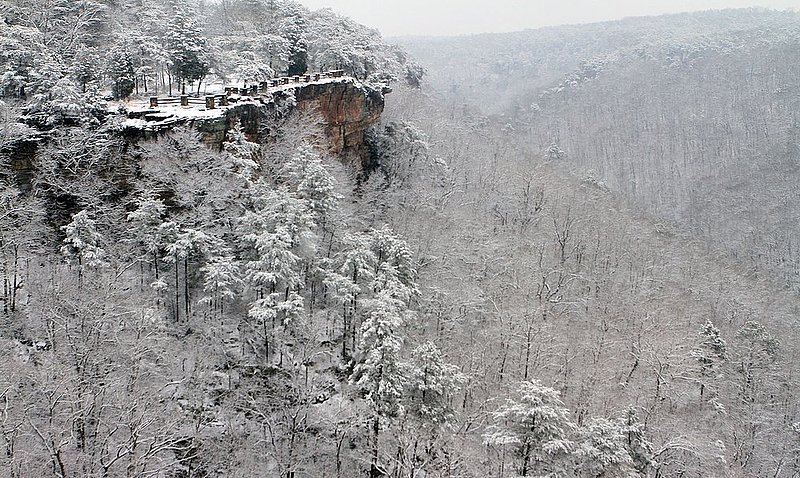 WINTER WEATHER ALHY101    1010     .jpg :: as snow fell on north Alabama Tuesday Feb. 11,  2014 in Fort Payne Ala.  ( Photo/Hal Yeager)