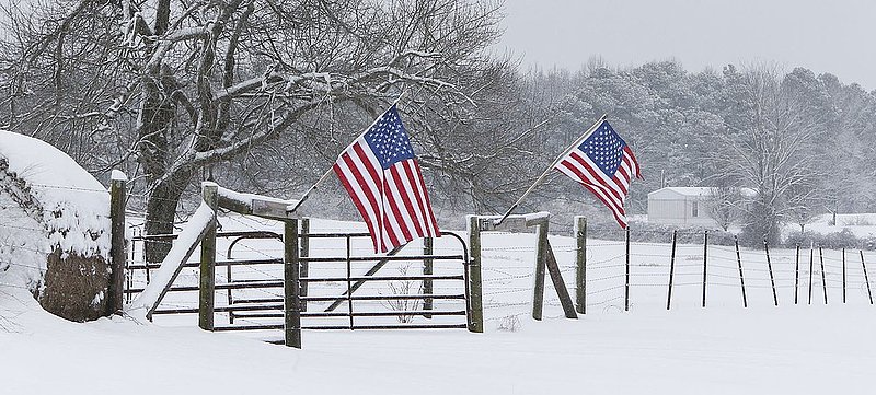 WINTER WEATHER ALHY101    390     .jpg :: as snow fell on north Alabama Tuesday Feb. 11,  2014 in Fort Payne Ala.  ( Photo/Hal Yeager)