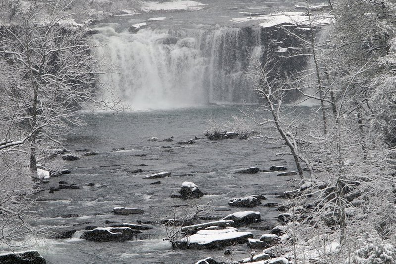 WINTER WEATHER ALHY101    558     .jpg :: as snow fell on north Alabama Tuesday Feb. 11,  2014 in Fort Payne Ala.  ( Photo/Hal Yeager)