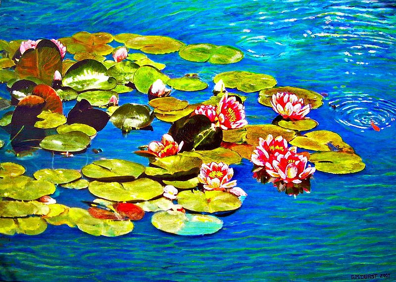 A PEACEFUL BELONGING.jpg :: Acrylic on Canvas A1 size: 33\