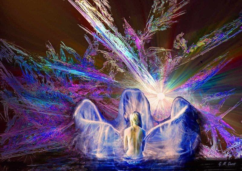Ancestral Guidance.jpg :: To purchase a fine art limited edition of this artwork, email DurstArt@aol.com or press Contact above.