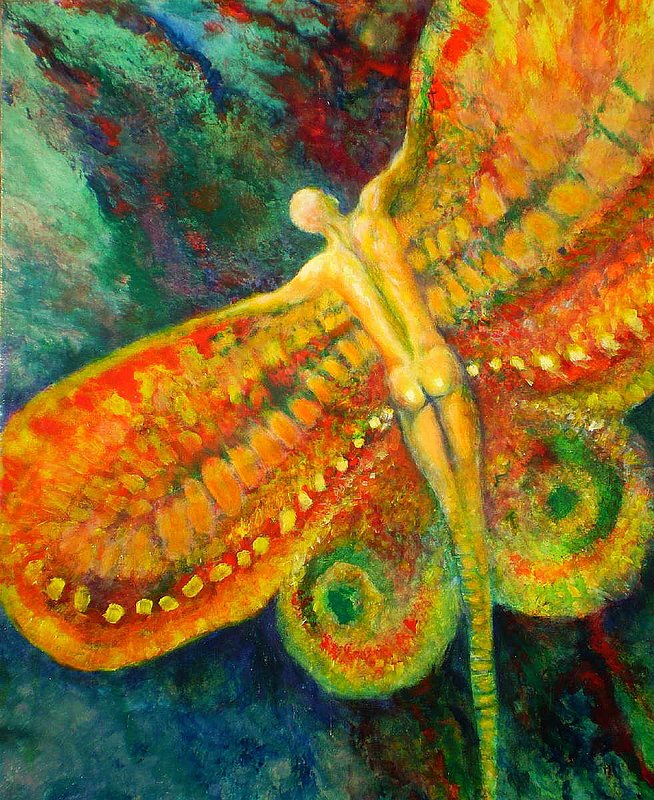BUTTERFLY MAN.jpg :: To purchase a fine art limited edition of this piece, contact DurstArt@aol.com or press Contact above.