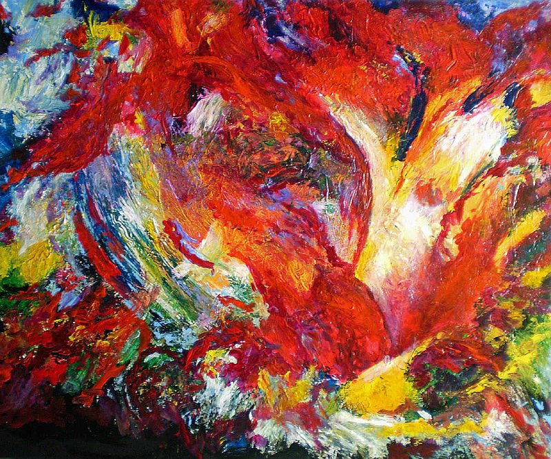 EXUBERANCE_.jpg :: To purchase this original painting or a fine art limited edition of this piece, contact DurstArt@aol.com or press Contact above.