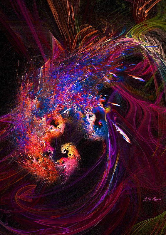 Exhilaration.jpg :: To acquire the original Fractal Painting or a fine art print of this piece, press Contact above. 