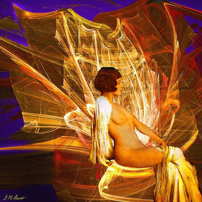 Fire Goddess.jpg :: To purchase the original painting or limited editions, please contact DurstArt@aol.com
