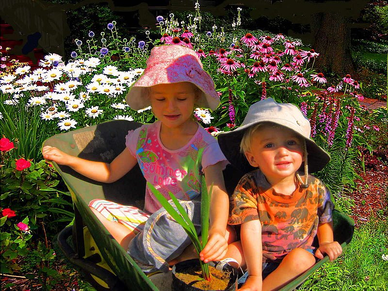 Garden Helpers.jpg :: To acquire a fine art print of this photo, press Contact above. 