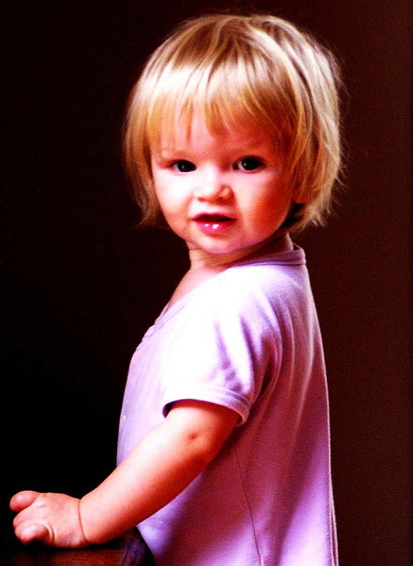 Hannah by the Window.jpg :: A photo of Hannah, when she was two years old, standing by the window.  To purchase a fine art print of this photograph go to michael-durst.artistwebsites.com  To view comments, click on \
