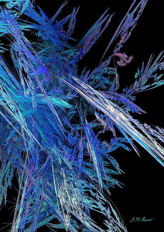 Ice Blue.jpg :: To acquire the original Fractal Painting or a fine art print of this piece, press Contact above. 
