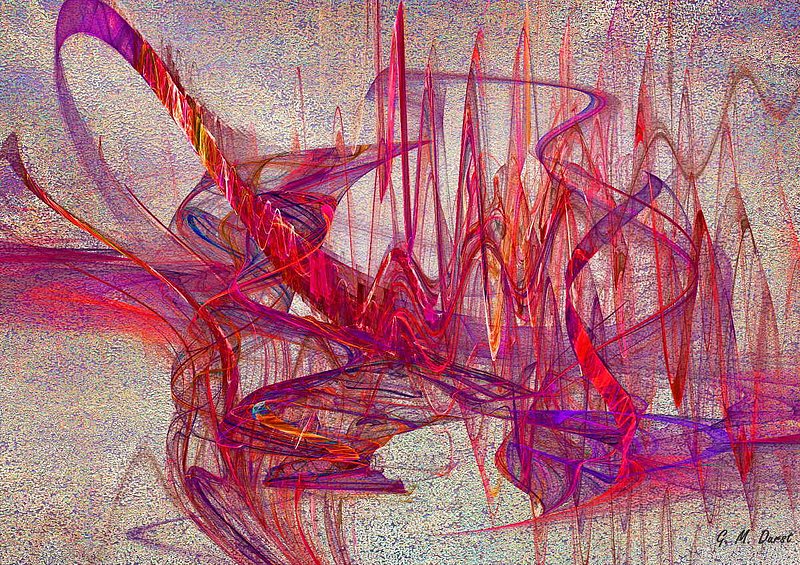 Jazz Rhythm.jpg :: To acquire the original Fractal Painting or a fine art print of this piece, press Contact above. 