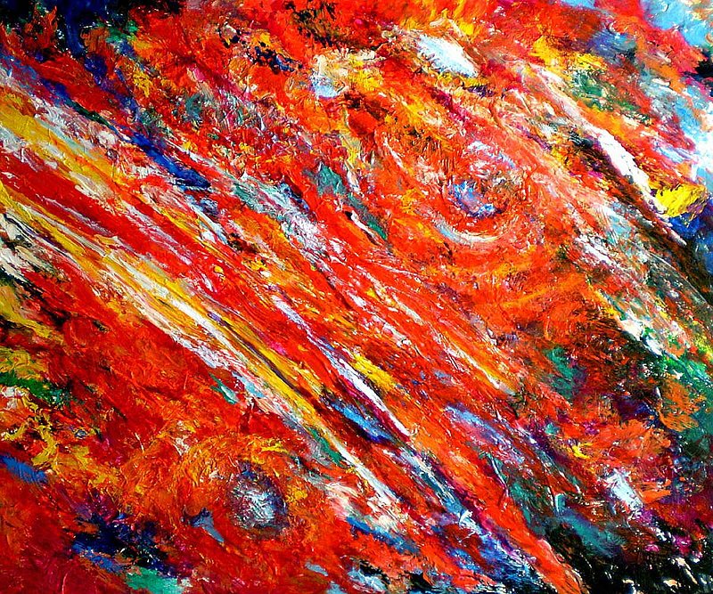LOVES FIRE-.jpg :: To purchase the original painting or a fine art limited edition of this piece, contact DurstArt@aol.com or press Contact above. 