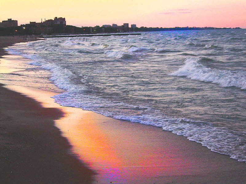Last Rays on Lake Michigan.jpg :: To purchase a fine art print of this image go to michael-durst.artistwebsites.com  To view comments, click on \