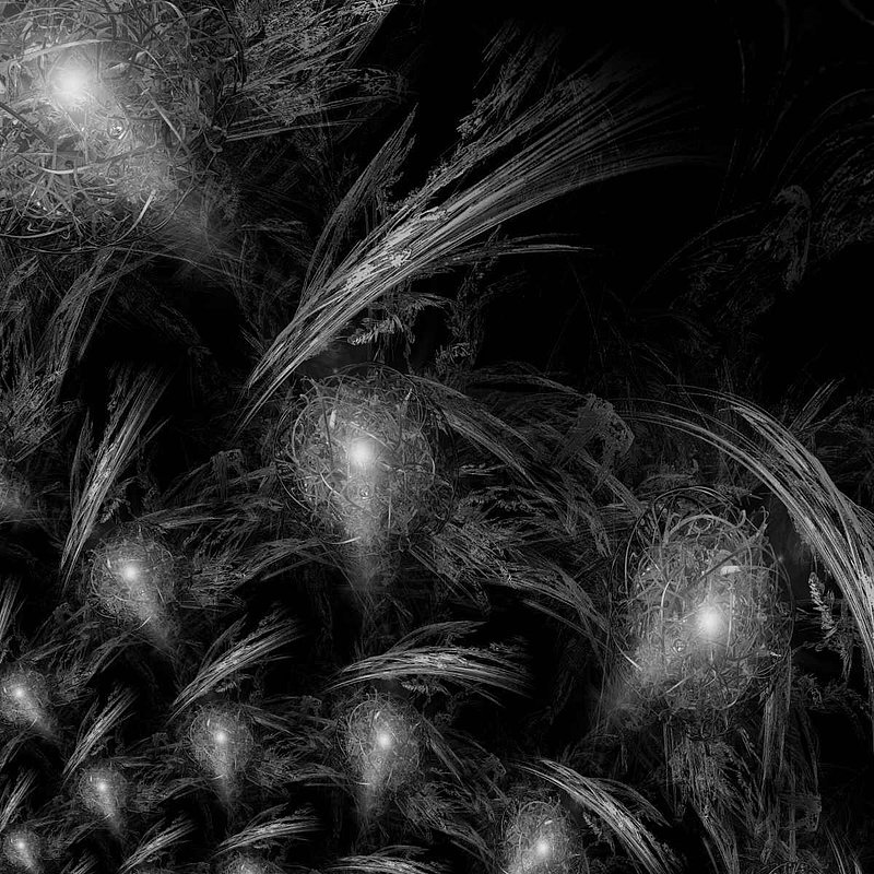 Light Spheres BW.jpg :: To acquire a fine art print of this piece, press Contact above. 