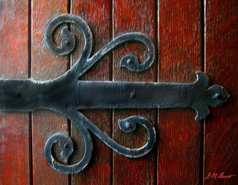 Old Church Door Hinge.jpg :: To acquire a fine art print of this photo, press Contact above. 