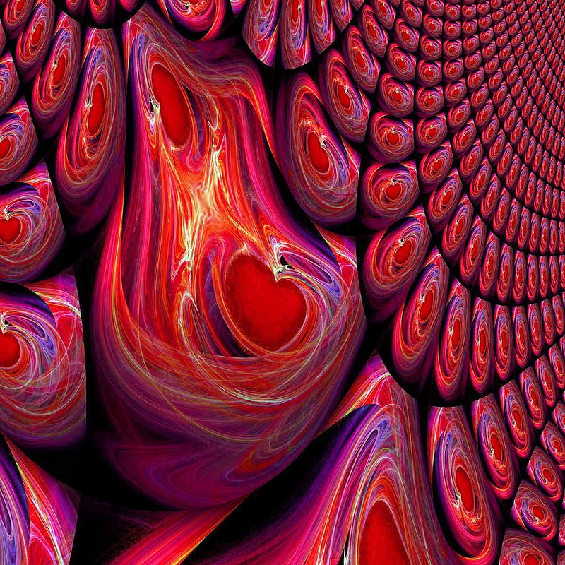 Our Hearts Are Merging Into One.jpg :: To acquire a fine art print of this piece, press Contact above. 