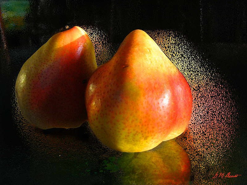 Pear Aura.jpg :: To purchase a fine art print of this digital image go to michael-durst.artistwebsites.com  To view comments, click on \