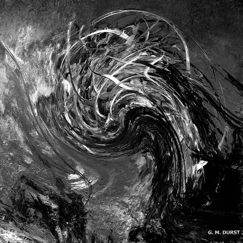 Phoenix Rising 2048 BW.jpg :: To acquire a fine art print of this piece, press Contact above. 
