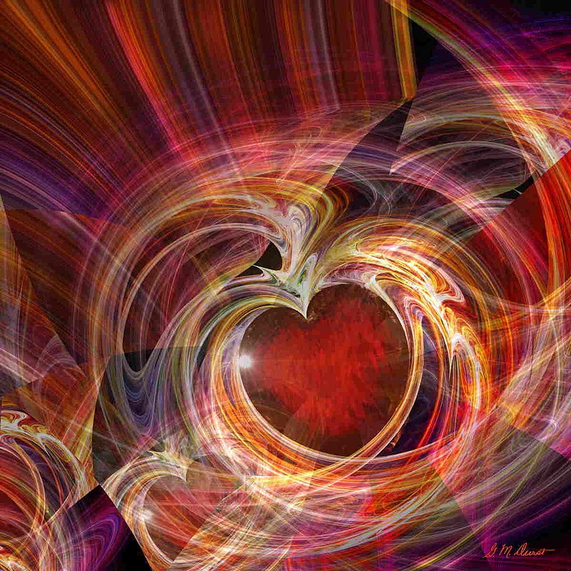 Red Heart-Scarf.jpg :: To order a silk scarf of this artwork go to www.DesignerScarvesByMarlena.com or go directly to 
http://www.designerscarvesbymarlena.com/MIDU-RED%20HEART%20THREE.html 