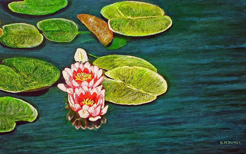 SERENITY.jpg :: Acrylic on Canvas- Size: 18\