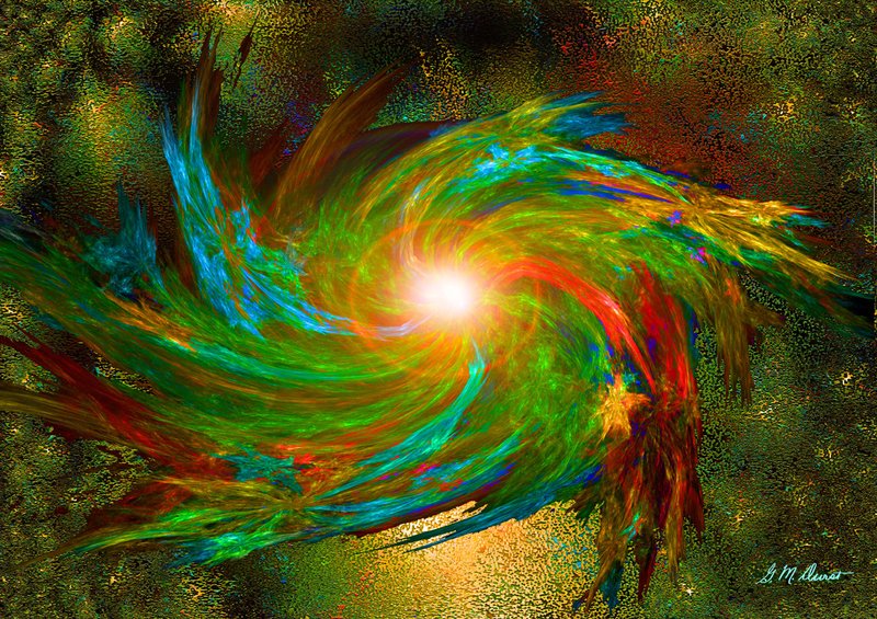 Space Swirl.jpg :: To acquire a fine art print of this piece, press Contact above. 