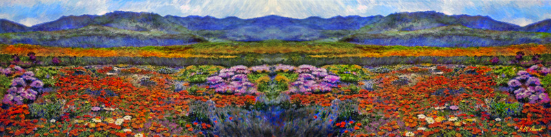 Spring in Namaqualand-Long Scarf.jpg :: To order a silk scarf of this artwork go to www.DesignerScarvesByMarlena.com or go directly to
http://www.designerscarvesbymarlena.com/MIDU-Spring-In-Namaqualand.html 