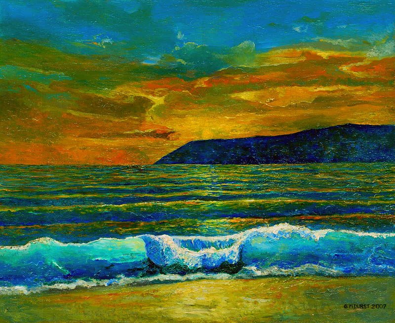 THE AFRICAN COAST.jpg :: Acrylic on Canvas- Size: 20\