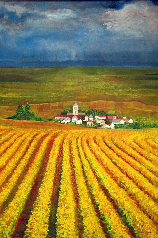 THE AUTUMN HARVEST.jpg :: To purchase this original painting or a fine art limited edition of this piece, contact DurstArt@aol.com or press Contact above. 