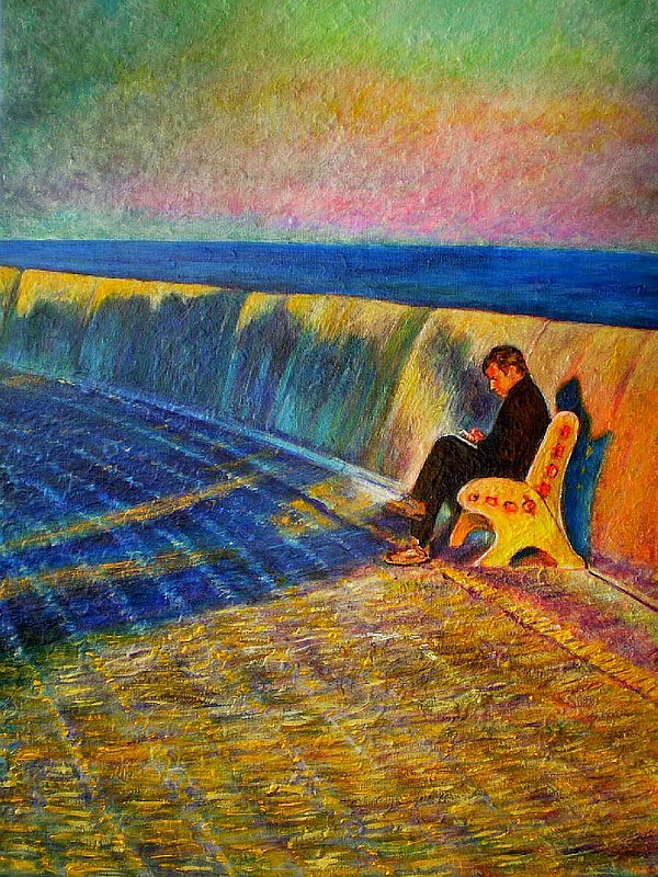 THE MESSAGE.jpg :: To purchase a fine art print of this piece, starting at $25.00(R200), contact DurstArt@aol.com 